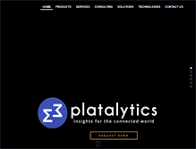 Tablet Screenshot of platalytics.com